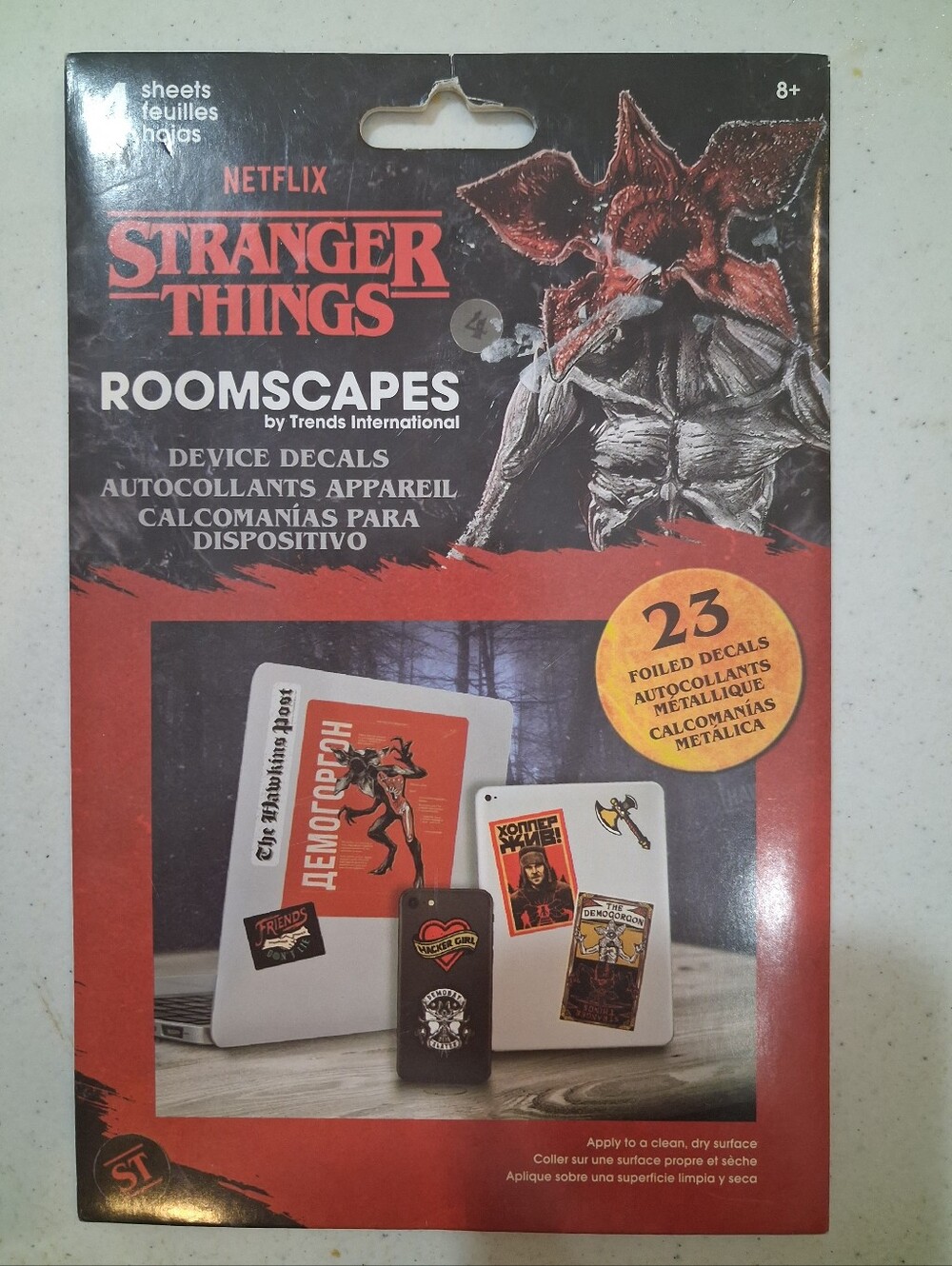 Stranger Things Foiled Decals - Stickers - Roomscapes